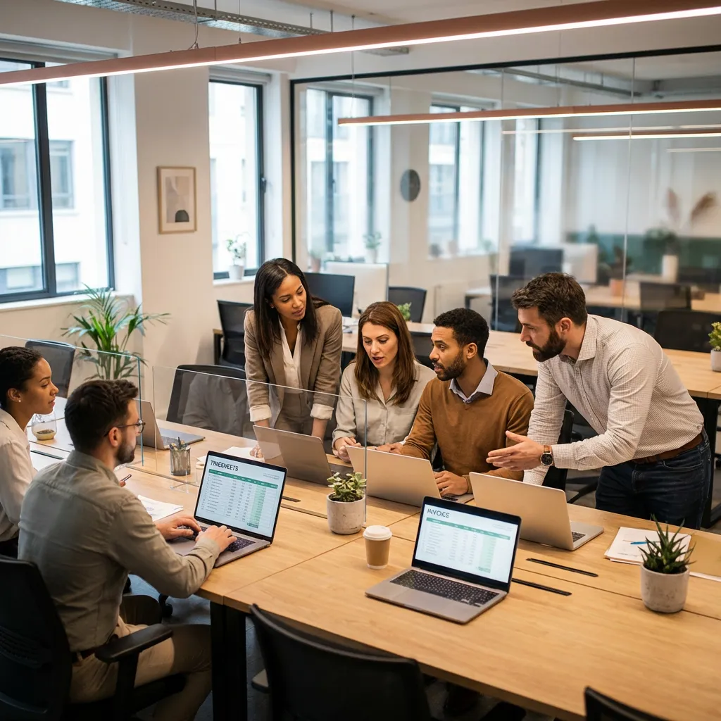 Professional consultant using TimeSubmit