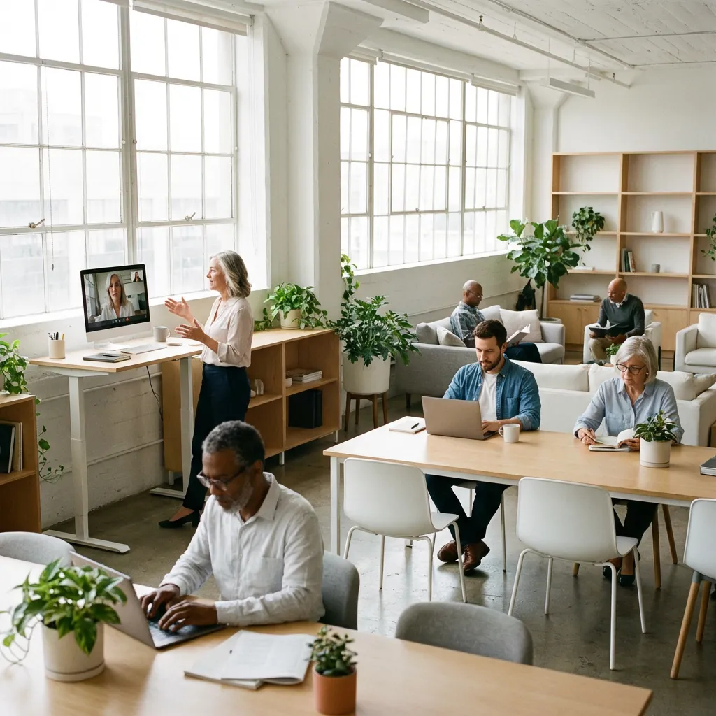 Professional consultants collaborating